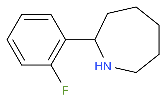 2-(2-fluorophenyl)azepane_分子结构_CAS_383130-04-9