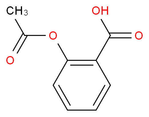 O-乙酰基水杨酸_分子结构_CAS_50-78-2)