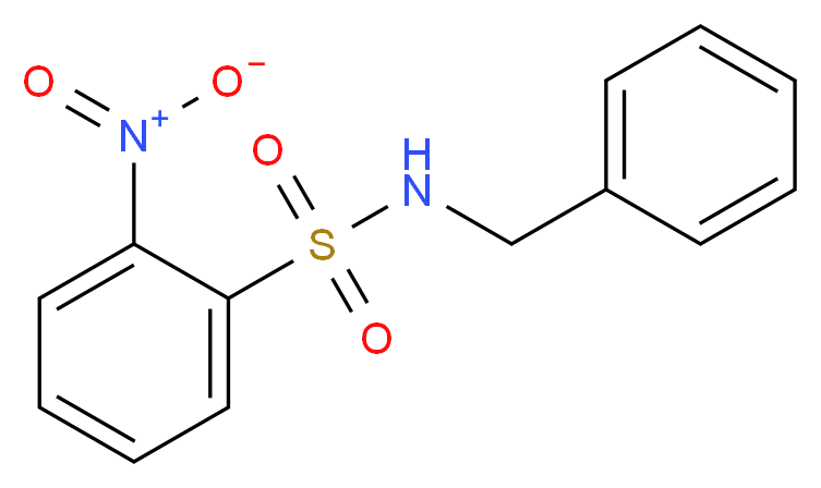 N-Benzyl-2-nitrobenzenesulfonamide_分子结构_CAS_42060-32-2)