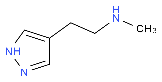 Methyl-[2-(1H-pyrazol-4-yl)-ethyl]-amine_分子结构_CAS_956949-79-4)