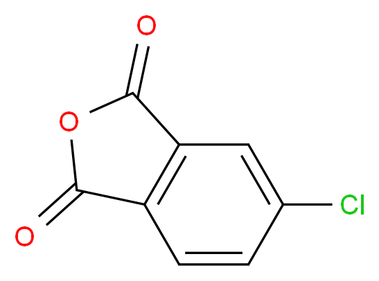 5-Chloroisobenzofuran-1,3-dione_分子结构_CAS_)