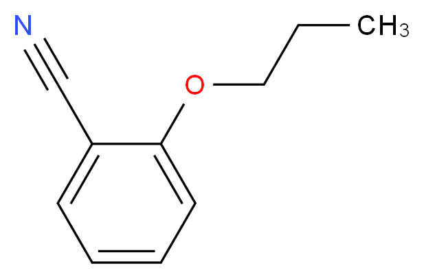 2-propoxybenzonitrile_分子结构_CAS_6609-58-1