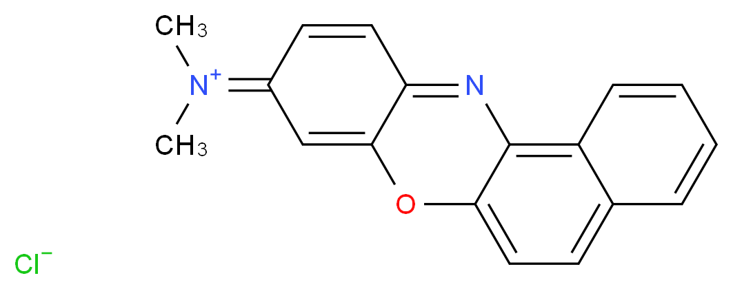 N,N-dimethyl-8H-10-oxa-5-azatetraphen-8-iminium chloride_分子结构_CAS_7057-57-0