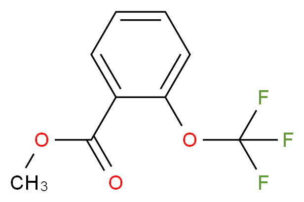 Methyl 2-(trifluoromethoxy)benzoate 97%_分子结构_CAS_148437-99-4)