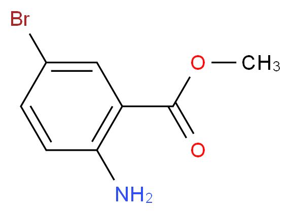 Methyl 2-amino-5-bromobenzoate_分子结构_CAS_52727-57-8)