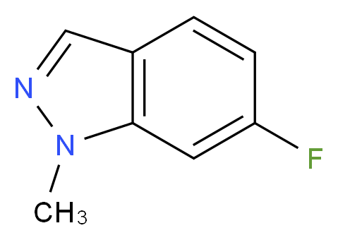 6-Fluoro-1-methyl-1H-indazole_分子结构_CAS_1209534-87-1)