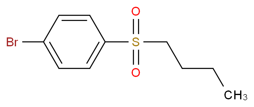 1-Bromo-4-(butylsulfonyl)benzene_分子结构_CAS_403793-28-2)