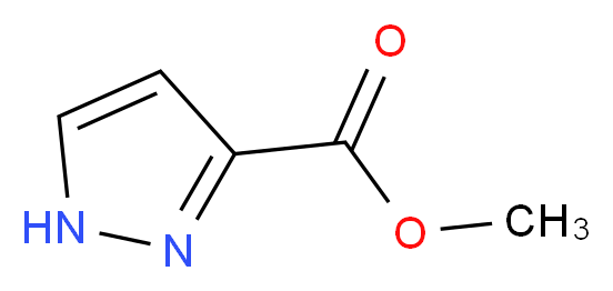 methyl 1H-pyrazole-3-carboxylate_分子结构_CAS_15366-34-4