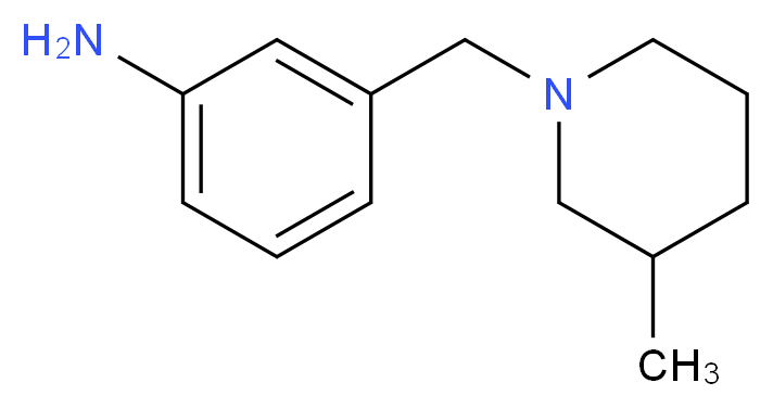 3-[(3-methyl-1-piperidinyl)methyl]aniline_分子结构_CAS_919018-27-2)