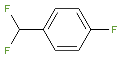 1-(difluoromethyl)-4-fluorobenzene_分子结构_CAS_26132-51-4