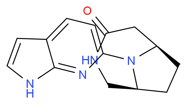 (1S*,6R*)-9-(1H-pyrrolo[2,3-b]pyridin-6-yl)-3,9-diazabicyclo[4.2.1]nonan-4-one_分子结构_CAS_)