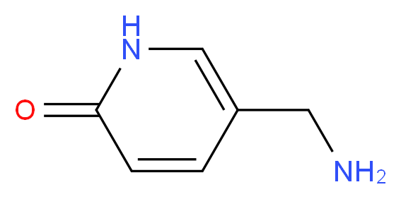 5-(aminomethyl)-1,2-dihydropyridin-2-one_分子结构_CAS_131052-84-1