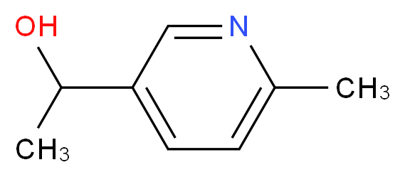 1-(6-methylpyridin-3-yl)ethan-1-ol_分子结构_CAS_100189-16-0