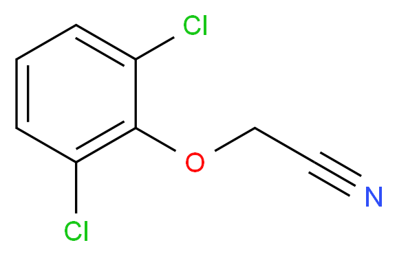 2-(2,6-dichlorophenoxy)acetonitrile_分子结构_CAS_21244-78-0