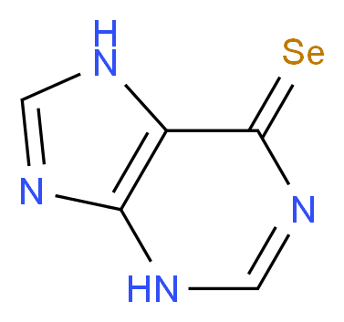 6-Selenopurine_分子结构_CAS_5270-30-4)