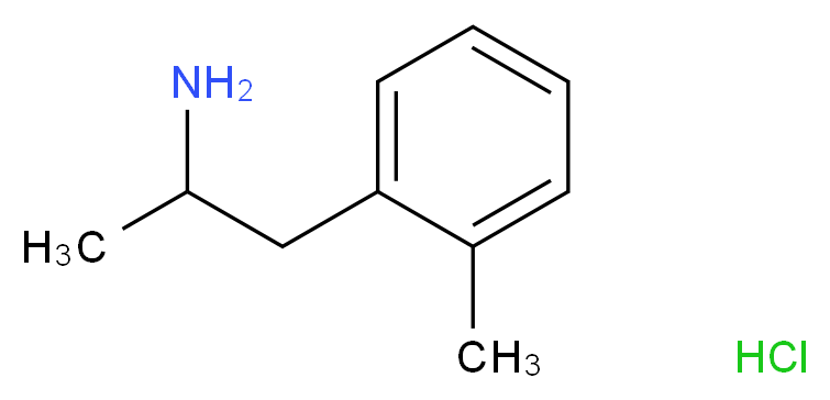 1-(2-methylphenyl)propan-2-amine hydrochloride_分子结构_CAS_)