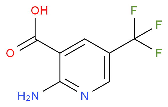 2-Amino-5-(trifluoromethyl)nicotinic acid_分子结构_CAS_944900-39-4)