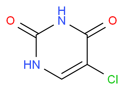 5-CHLOROURACIL_分子结构_CAS_1820-81-1)