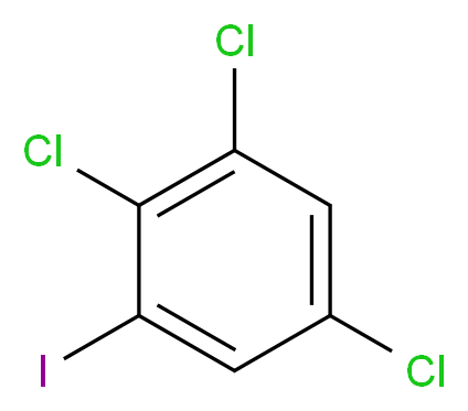 1-碘-2,3,5-三氯苯_分子结构_CAS_216393-66-7)