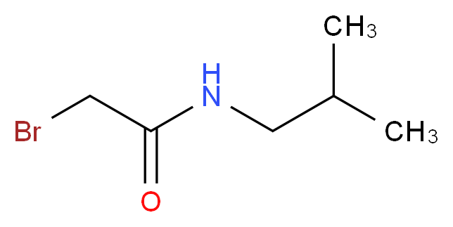 2-Bromo-N-isobutylacetamide_分子结构_CAS_95331-76-3)