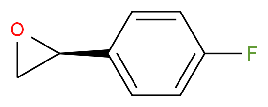 (2S)-2-(4-fluorophenyl)oxirane_分子结构_CAS_134356-74-4