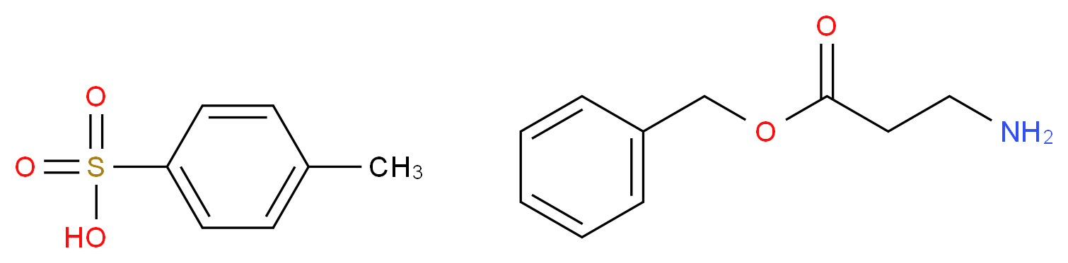 β-Alanine benzyl ester p-toluenesulfonate salt_分子结构_CAS_27019-47-2)