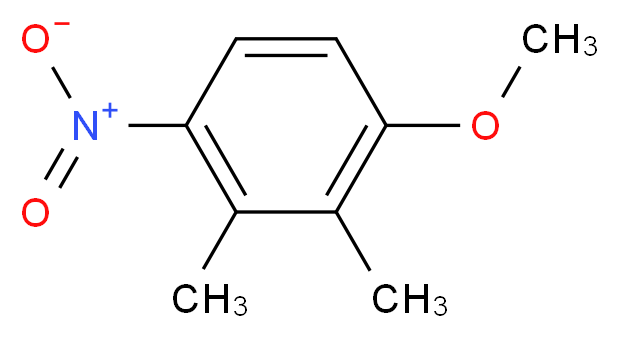 1-Methoxy-2,3-dimethyl-4-nitrobenzene_分子结构_CAS_81029-03-0)