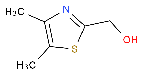 (4,5-dimethyl-1,3-thiazol-2-yl)methanol_分子结构_CAS_99839-16-4)