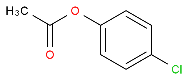 4-CHLOROPHENOL ACETATE_分子结构_CAS_876-27-7)