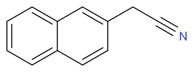 2-(naphthalen-2-yl)acetonitrile_分子结构_CAS_7498-57-9