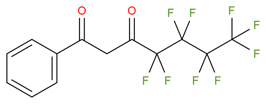 4,4,5,5,6,6,7,7,7-nonafluoro-1-phenylheptane-1,3-dione_分子结构_CAS_168920-97-6