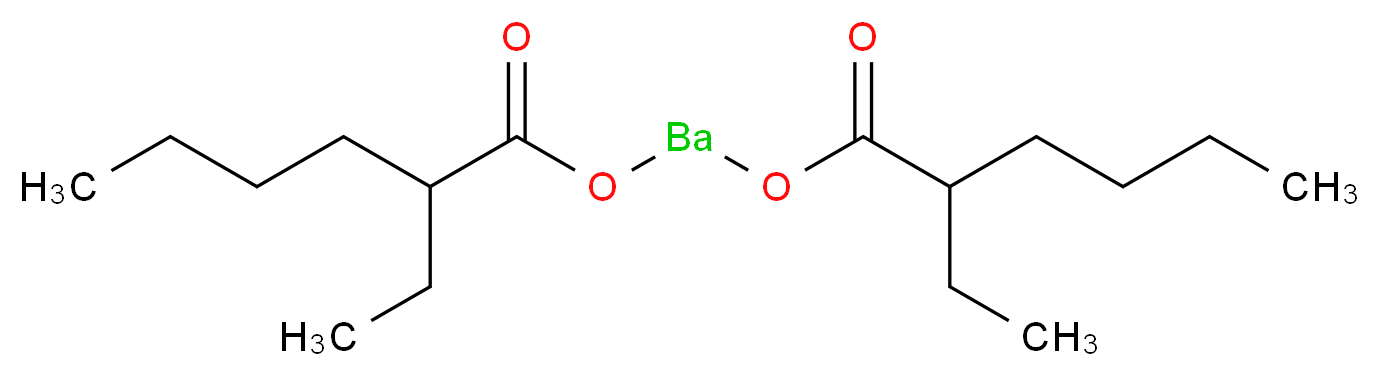 [(2-ethylhexanoyl)oxy]bario 2-ethylhexanoate_分子结构_CAS_2457-01-4