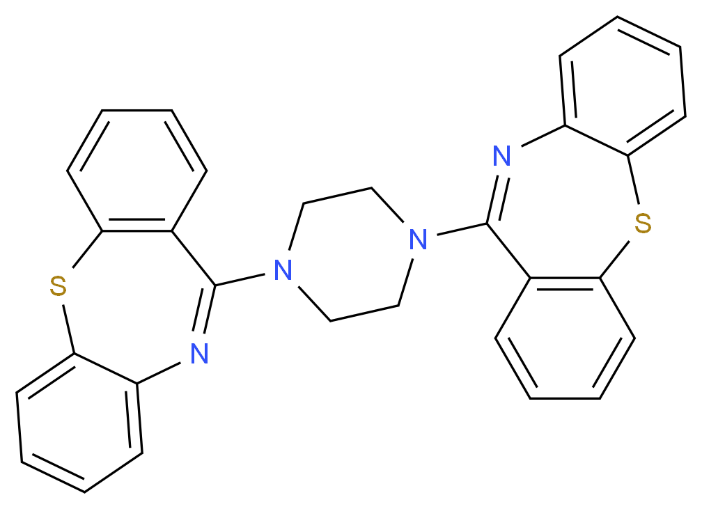 Quetiapine Dimer Impurity_分子结构_CAS_945668-94-0)