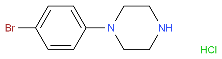 1-(4-Bromophenyl)piperazine hydrochloride_分子结构_CAS_68104-62-1)