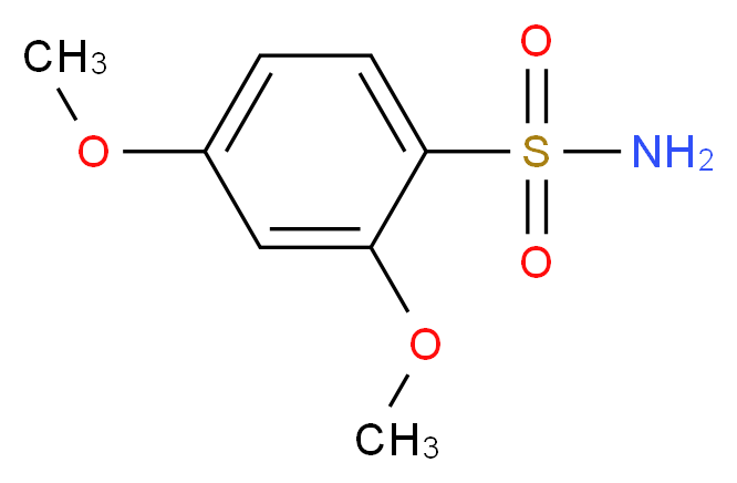 2,4-二甲氧基苯磺酰胺_分子结构_CAS_51770-71-9)