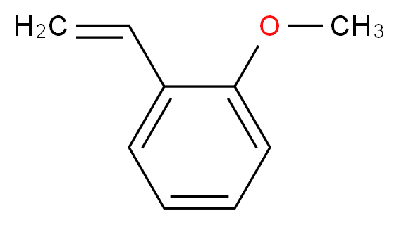 1-ethenyl-2-methoxybenzene_分子结构_CAS_612-15-7