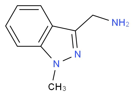 (1-Methyl-1H-indazol-3-yl)methanamine_分子结构_CAS_739359-10-5)