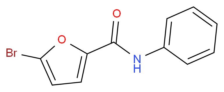 5-bromo-N-phenyl-2-furamide_分子结构_CAS_58217-60-0)