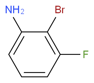 2-Bromo-3-fluorophenylamine_分子结构_CAS_111721-75-6)