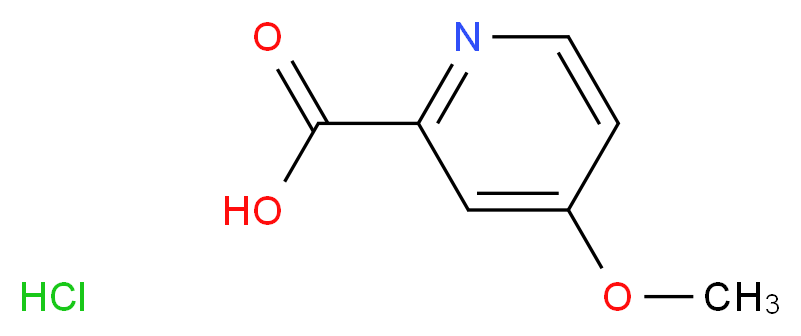 4-methoxypyridine-2-carboxylic acid hydrochloride_分子结构_CAS_123811-74-5