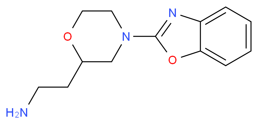 2-[4-(1,3-benzoxazol-2-yl)morpholin-2-yl]ethanamine_分子结构_CAS_1119450-65-5)