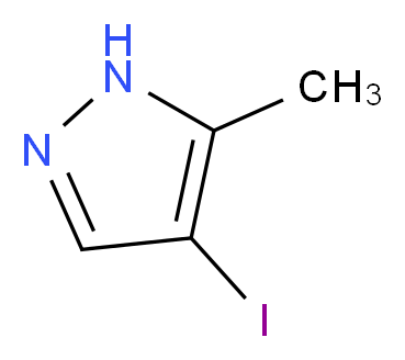 4-iodo-5-methyl-1H-pyrazole_分子结构_CAS_15802-75-2