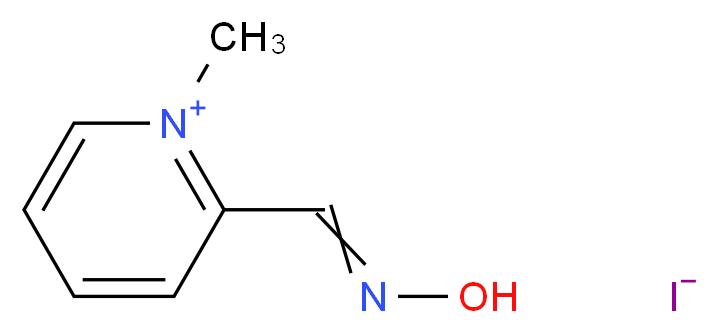 2-[(hydroxyimino)methyl]-1-methylpyridinium iodide_分子结构_CAS_)