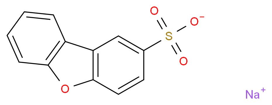 sodium 8-oxatricyclo[7.4.0.0<sup>2</sup>,<sup>7</sup>]trideca-1(9),2(7),3,5,10,12-hexaene-4-sulfonate_分子结构_CAS_94600-19-8