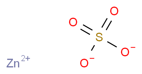 zinc(2+) ion sulfate_分子结构_CAS_7733-02-0