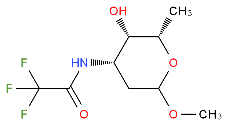 Methyl N-Trifluoroacetyldaunosaminide_分子结构_CAS_51996-41-9)