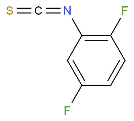 1,4-difluoro-2-isothiocyanatobenzene_分子结构_CAS_206559-57-1