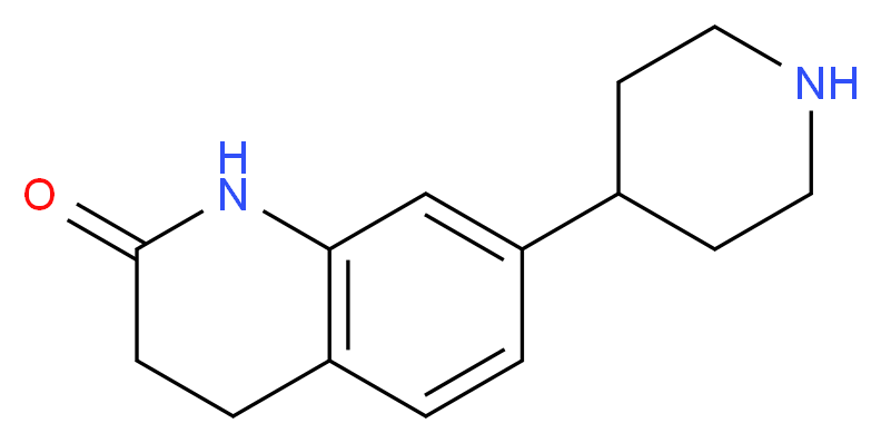 7-Piperidin-4-yl-3,4-dihydro-1H-quinolin-2-one_分子结构_CAS_886362-81-8)