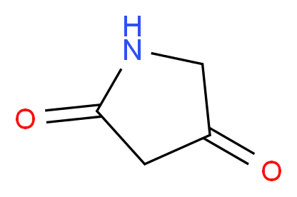 pyrrolidine-2,4-dione_分子结构_CAS_37772-89-7