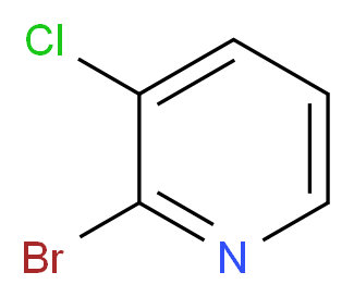 2-Bromo-3-chloropyridine_分子结构_CAS_96424-68-9)